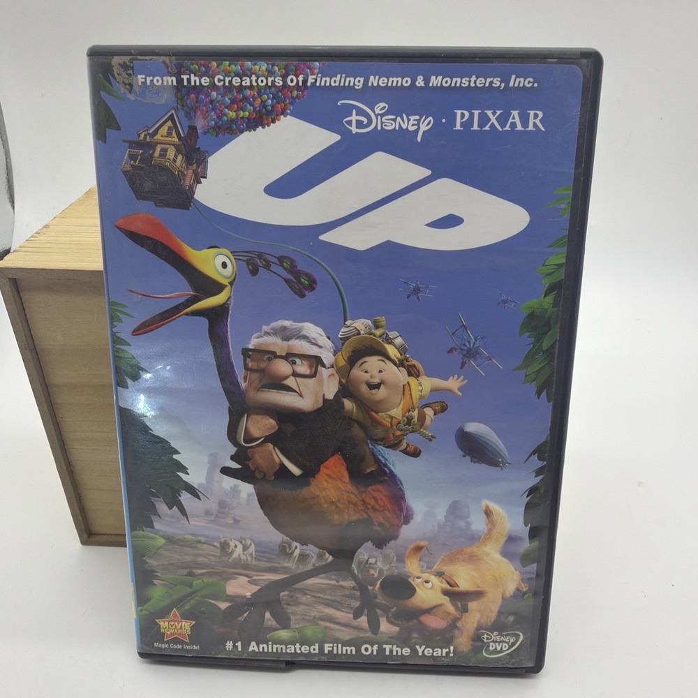 Disney Pixar Up DVD 2009 Animated Family Movie PG Bob Peterson Pete Docter